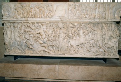 Roman Sarcophagus with the Legend of Selene and Endymion by Unbekannt