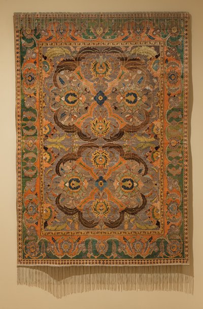 Royal Carpet with Silk and Metal Thread by Unbekannt