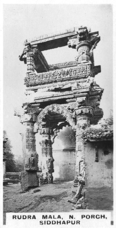 Rudra Mala, North Porch, Siddhapur, India, c1925 by Unbekannt