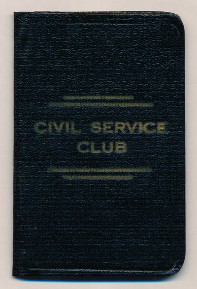 Rules of the Civil Service Club, c1953 by Unbekannt