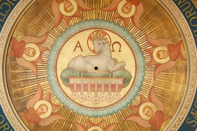 Saint-Francois Xavier church, The Lamb of God (Agnus Dei), Paris, France by Unbekannt
