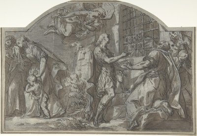 Saint Sebastian Exhorts the Christian Prisoners by Unbekannt