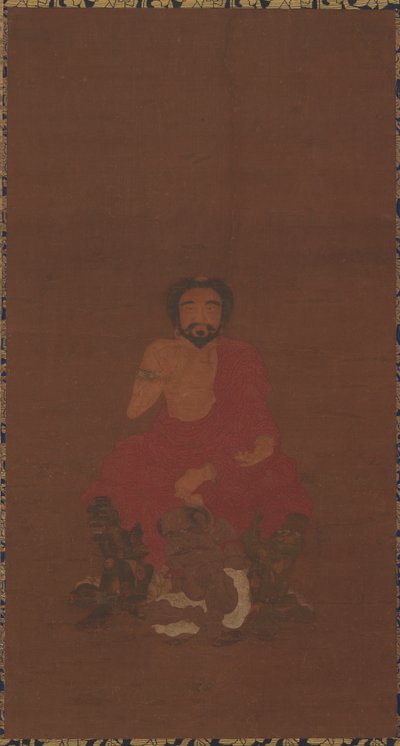 Sakyamuni Seated Upon Three Demon-like Creatures by Unbekannt