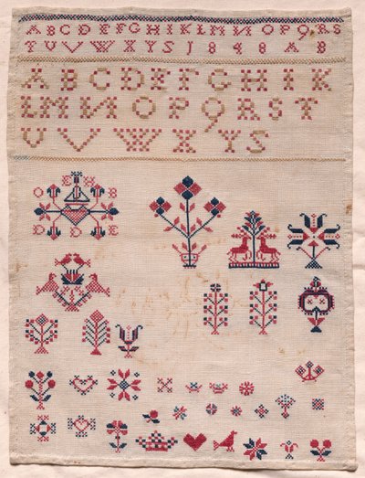 Sampler, 1848 by Unbekannt