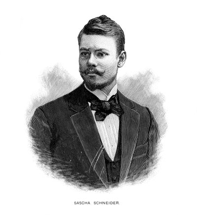 Sascha Schneider, German painter and printmaker, 1899 by Unbekannt