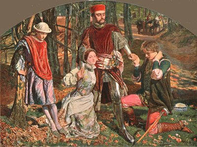 Scene from The Two Gentlemen of Verona, c1902 by Unbekannt