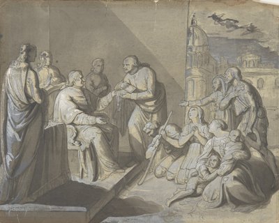 Scene with the Presentation of a Saint