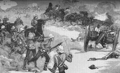 Second Battle of Kassassin September 9: Capture of Two Krupp Guns by the Royal Marines by Unbekannt