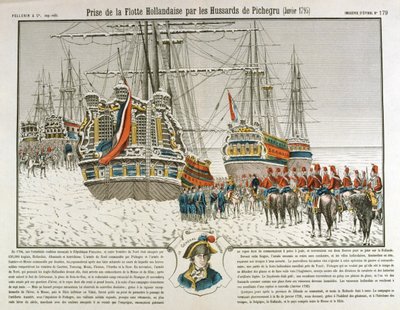 Seizure of the Dutch Fleet by the troops of Pichegru, January 1795 by Unbekannt