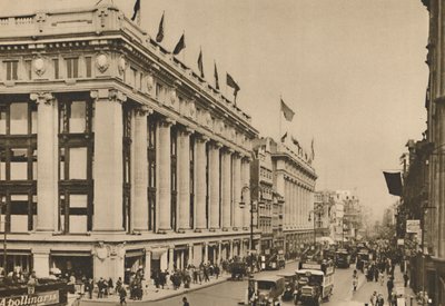 Selfridges and the Last of the Old Oxford Street Shops that the Building Engulfed by Unbekannt
