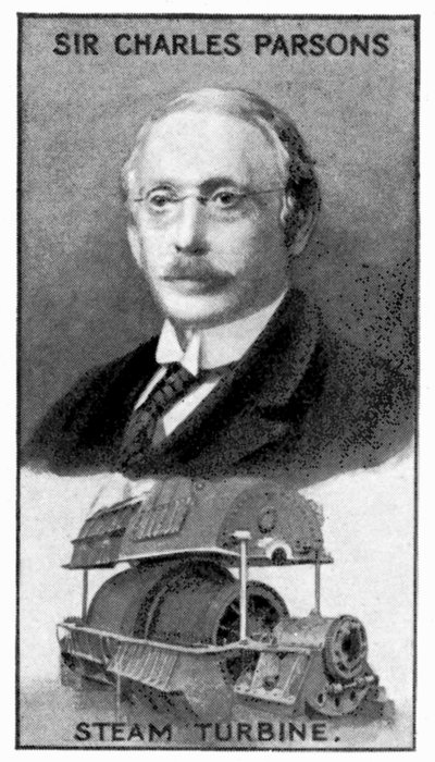 Sir Charles Algernon Parsons, Irish engineer by Unbekannt