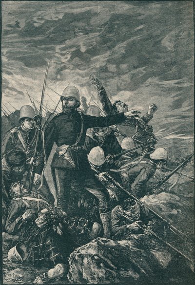 Sir George Colley at Majuba Hill, 1906 by Unbekannt