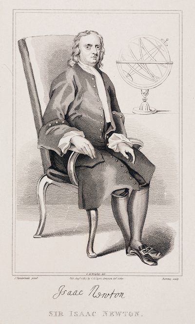 Sir Isaac Newton, English mathematician and physicist by Unbekannt