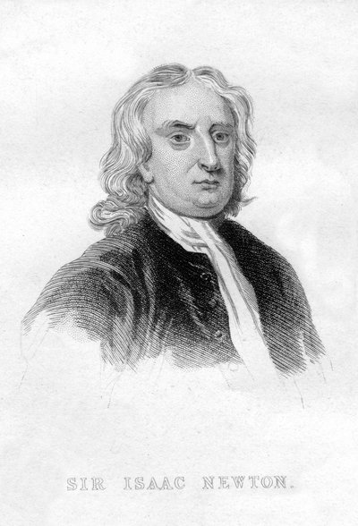 Sir Isaac Newton, English Mathematician, Astronomer and Physicist by Unbekannt