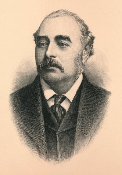 Sir Matthew White Ridley, 1st Viscount Ridley, British Conservative Politician by Unbekannt