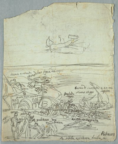 Sketches for a Classical Scene by Unbekannt