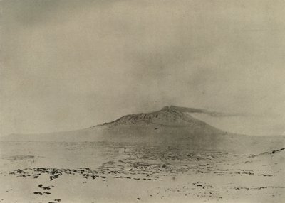 Smoke streaming from the Crater of Erebus by Unbekannt
