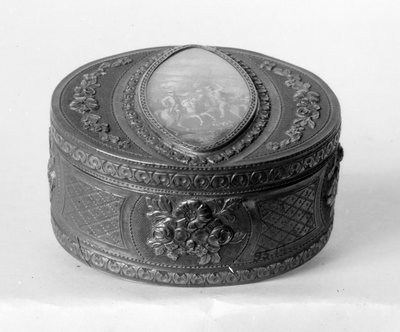 Snuffbox with Miniature Representing Battle Scene by Unbekannt