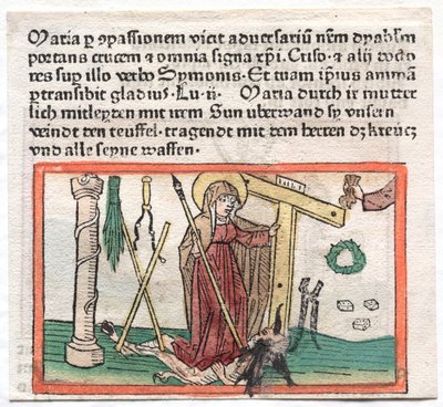 The Virgin Mary Overcoming a Devil by Unbekannt