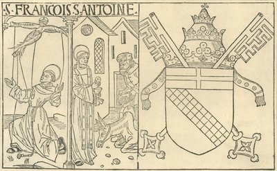 St. Francis of Assisi and Antony of Padua by Unbekannt