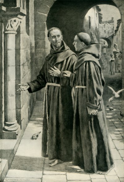 St. Francis of Assisi and the Young Monk Returning from a Preaching Tour by Unbekannt