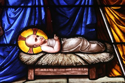 Stained glass window: Nativity, Geneva, Switzerland by Unbekannt