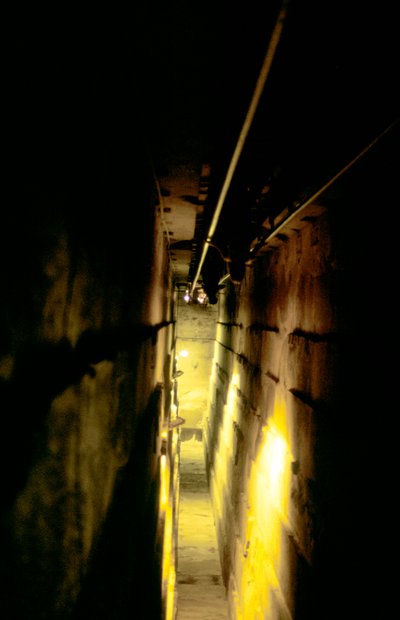 Steep Internal Stairway Inside the Great Pyramid, Gizeh, Egypt by Unbekannt