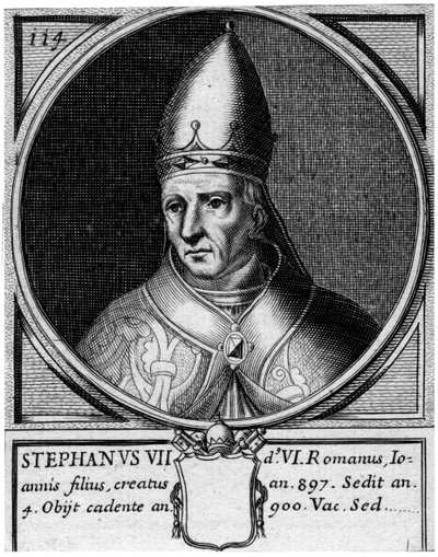 Stephen VII, Pope of the Catholic Church by Unbekannt