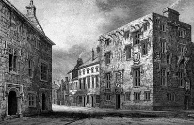 Street in Galway, showing the house of Thomas Lynch by Unbekannt
