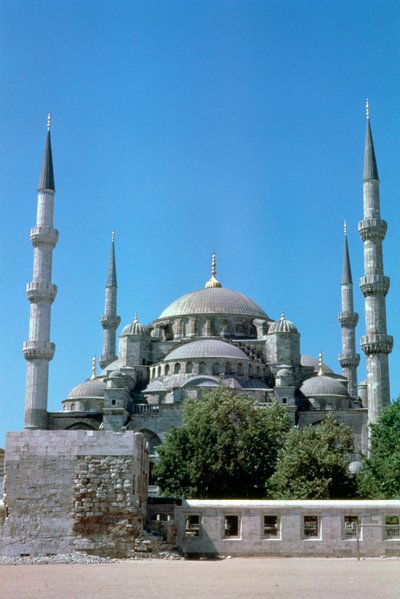 Sultan Ahmed Mosque, Blue Mosque, North Elevation, Istanbul, Turkey by Unbekannt