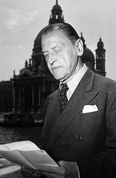 The writer William Somerset Maugham - Venice - 1951 by Unbekannt