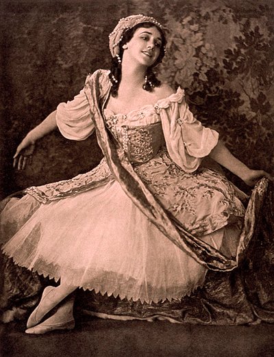 Tamara Karsavina, Russian ballerina, in Nikolai Tcherepnin