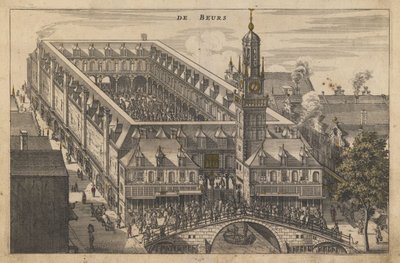 The Amsterdam Stock Exchange, Early 17th century by Unbekannt