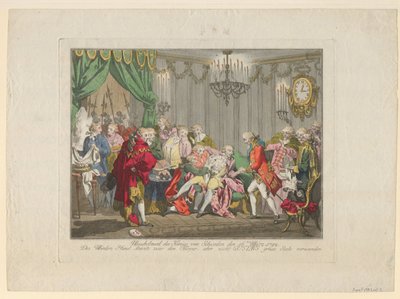 The Assassination of King Gustav III on 16 March 1792 by Unbekannt