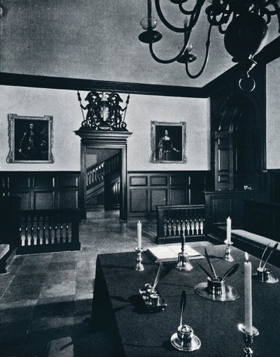 The Assembly Room of the House of Burgesses by Unbekannt