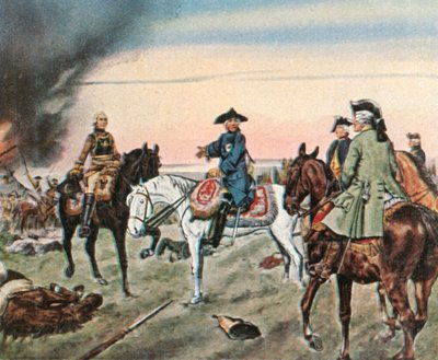 The Battle of Zorndorf, 25 August 1758 by Unbekannt