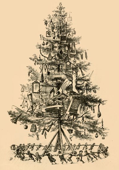 The Children Danced Gayly Around The Tree by Unbekannt