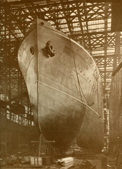 The Cunard Aurania 14,000 Tons at Newcastle-On-Tyne by Unbekannt