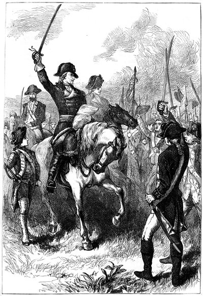 The Declaration of Independence read to the American army, 1776 c1880 by Unbekannt
