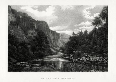 The Dove, Dovedale, Derbyshire by Unbekannt
