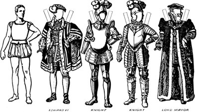 The Gallery of Costume: Dresses Worn in the Days When Queen Mary Reigned, c1934 by Unbekannt