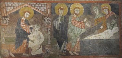 The Healing of the Blind Man and the Raising of Lazarus by Unbekannt