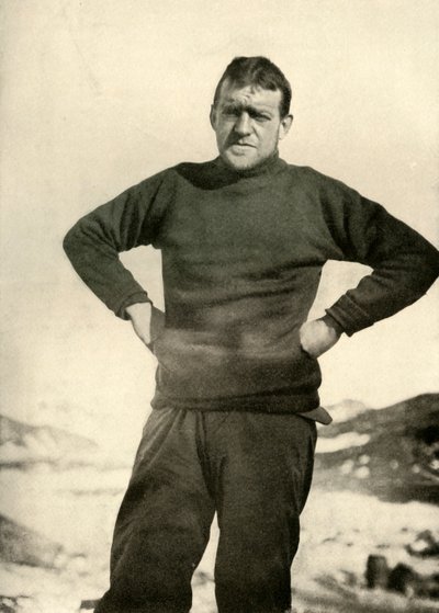 The Leader of the Expedition in Winter Garb by Unbekannt