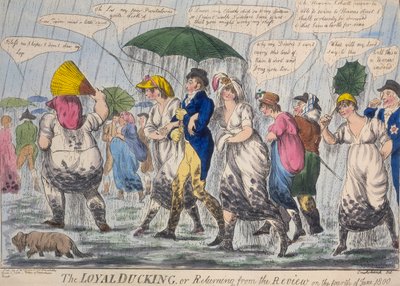 The Loyal Duckling, or Returning from the Review, 1800 by Unbekannt