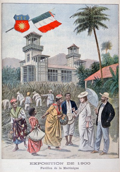 The Martinique Pavilion at the Universal Exhibition of 1900, Paris by Unbekannt