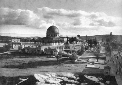 The Mosque of Omar on the site of the ancient temple, Bethlehem, Israel, 1926 by Unbekannt