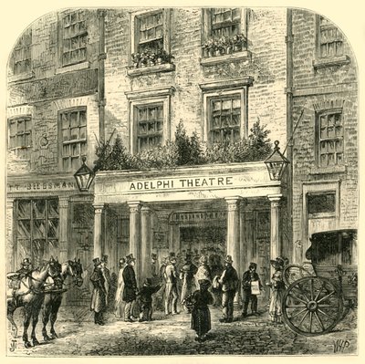 The Old Adelphi Theatre, 1881 by Unbekannt