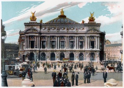 The Palais Garnier, Paris, c1900 by Unbekannt