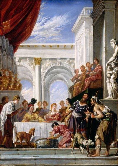 The Parable of Lazarus and the Rich Man by Unbekannt