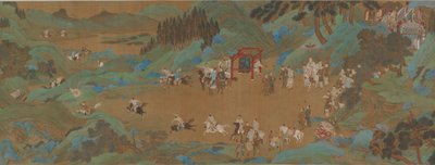 The Shanglin Park: Imperial Hunt, Ming or Qing dynasty, 17th century by Unbekannt